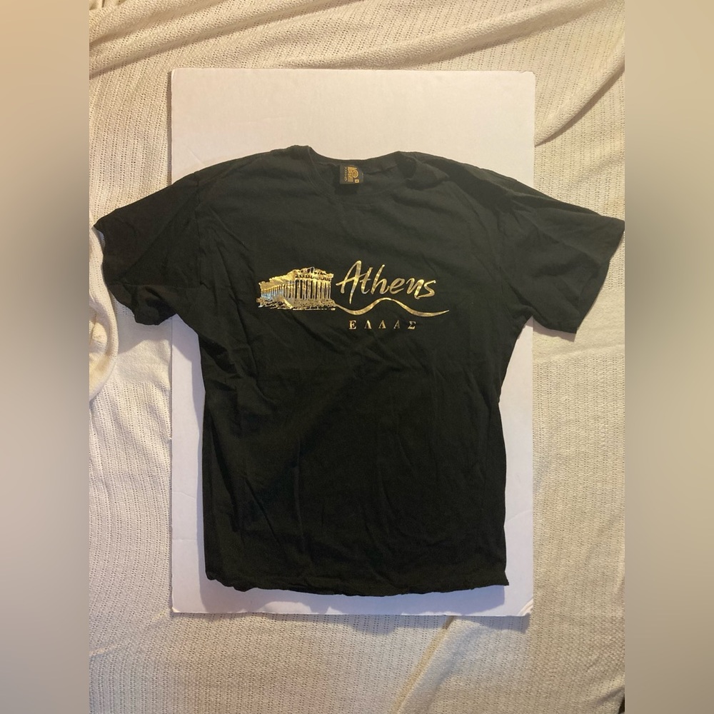 Men’s Black Athens Greece Shirt